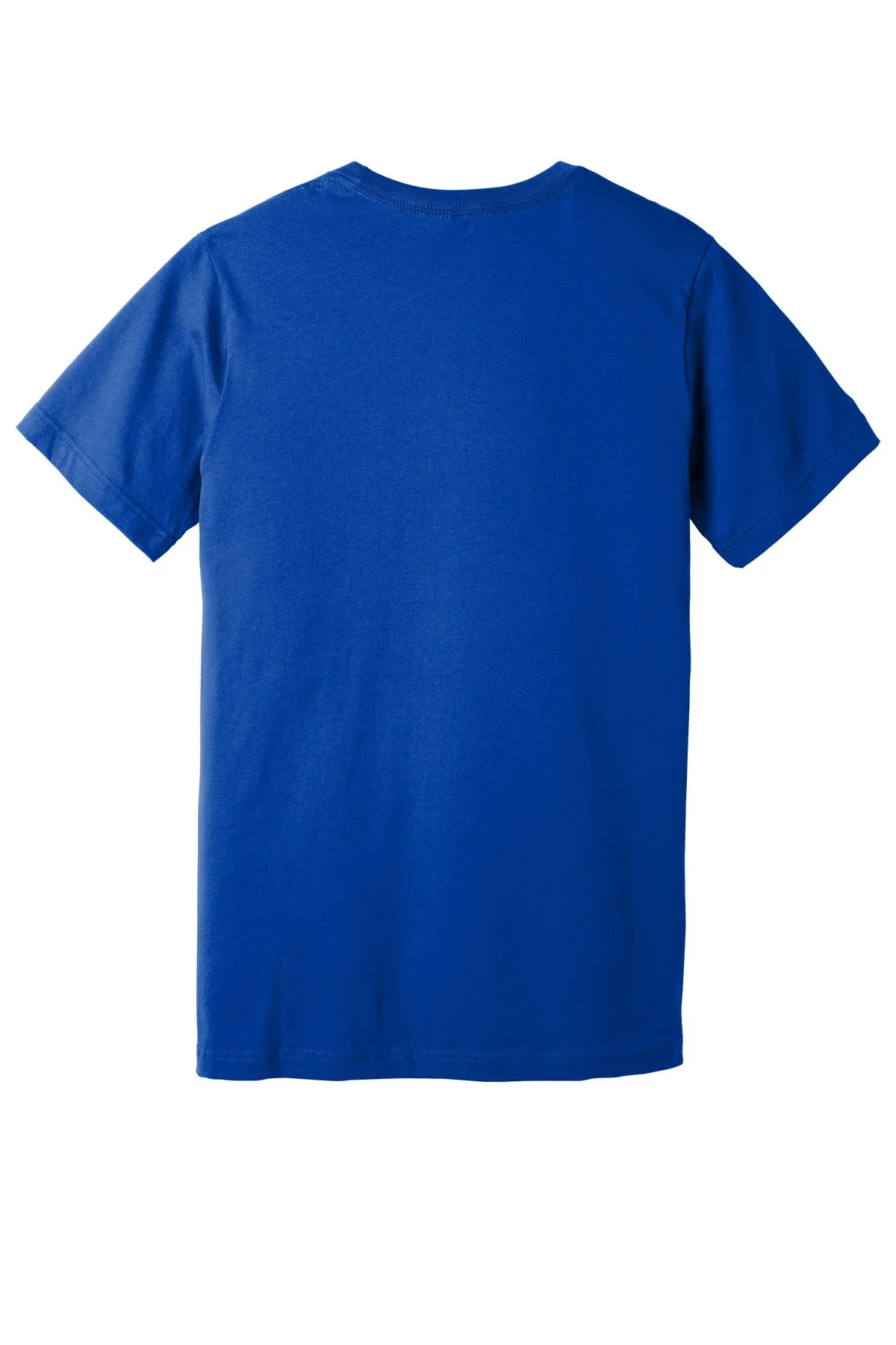 BELLA CANVAS  Unisex Jersey Short Sleeve V-Neck Tee. BC3005 True Royal