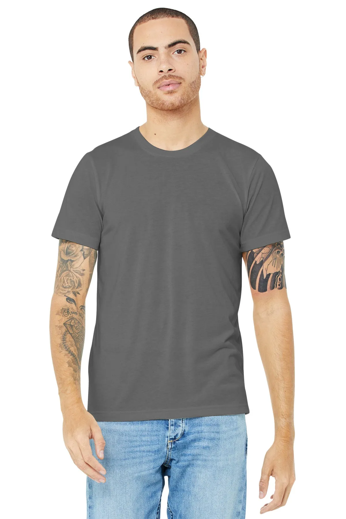 BELLA CANVAS  Unisex Made In The USA Jersey Short Sleeve Tee. BC3001U Asphalt