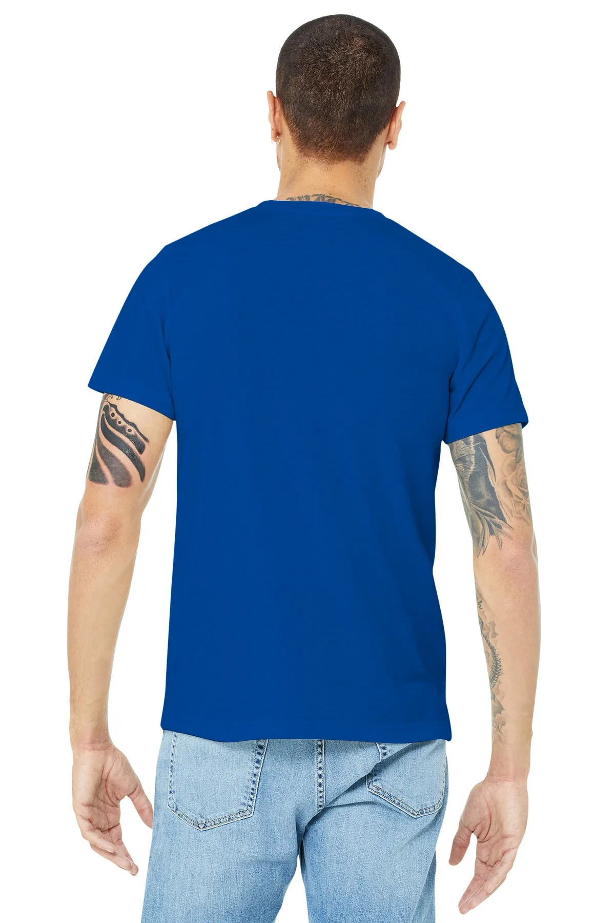 BELLA CANVAS  Unisex Made In The USA Jersey Short Sleeve Tee. BC3001U True Royal