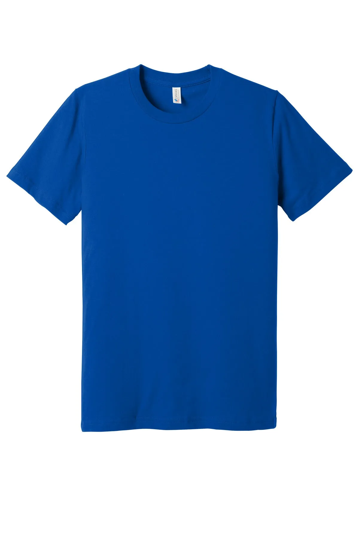 BELLA CANVAS  Unisex Made In The USA Jersey Short Sleeve Tee. BC3001U True Royal