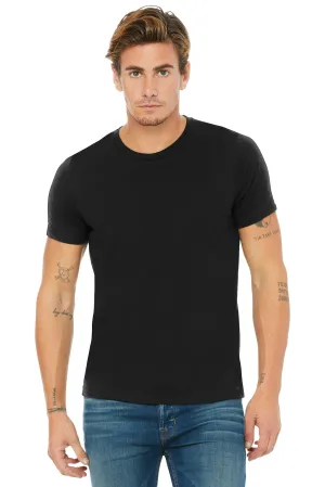 BELLA CANVAS  Unisex Poly-Cotton Short Sleeve Tee. BC3650 Black