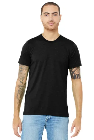 BELLA CANVAS  Unisex Triblend Short Sleeve Tee. BC3413 Black Heather Triblend