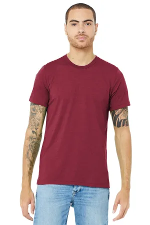 BELLA CANVAS  Unisex Triblend Short Sleeve Tee. BC3413 Cardinal Triblend