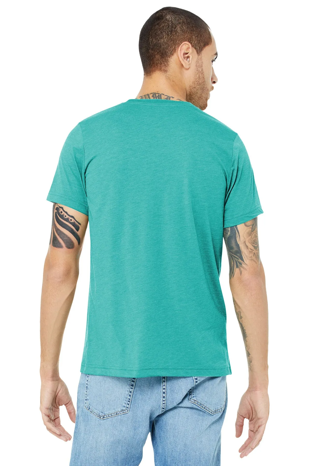 BELLA CANVAS  Unisex Triblend Short Sleeve Tee. BC3413 Sea Green Triblend