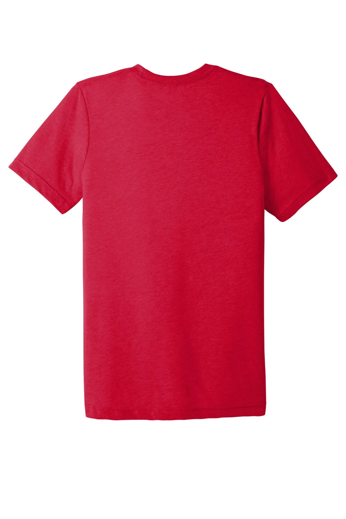 BELLA CANVAS  Unisex Triblend Short Sleeve Tee. BC3413 Solid Red Triblend