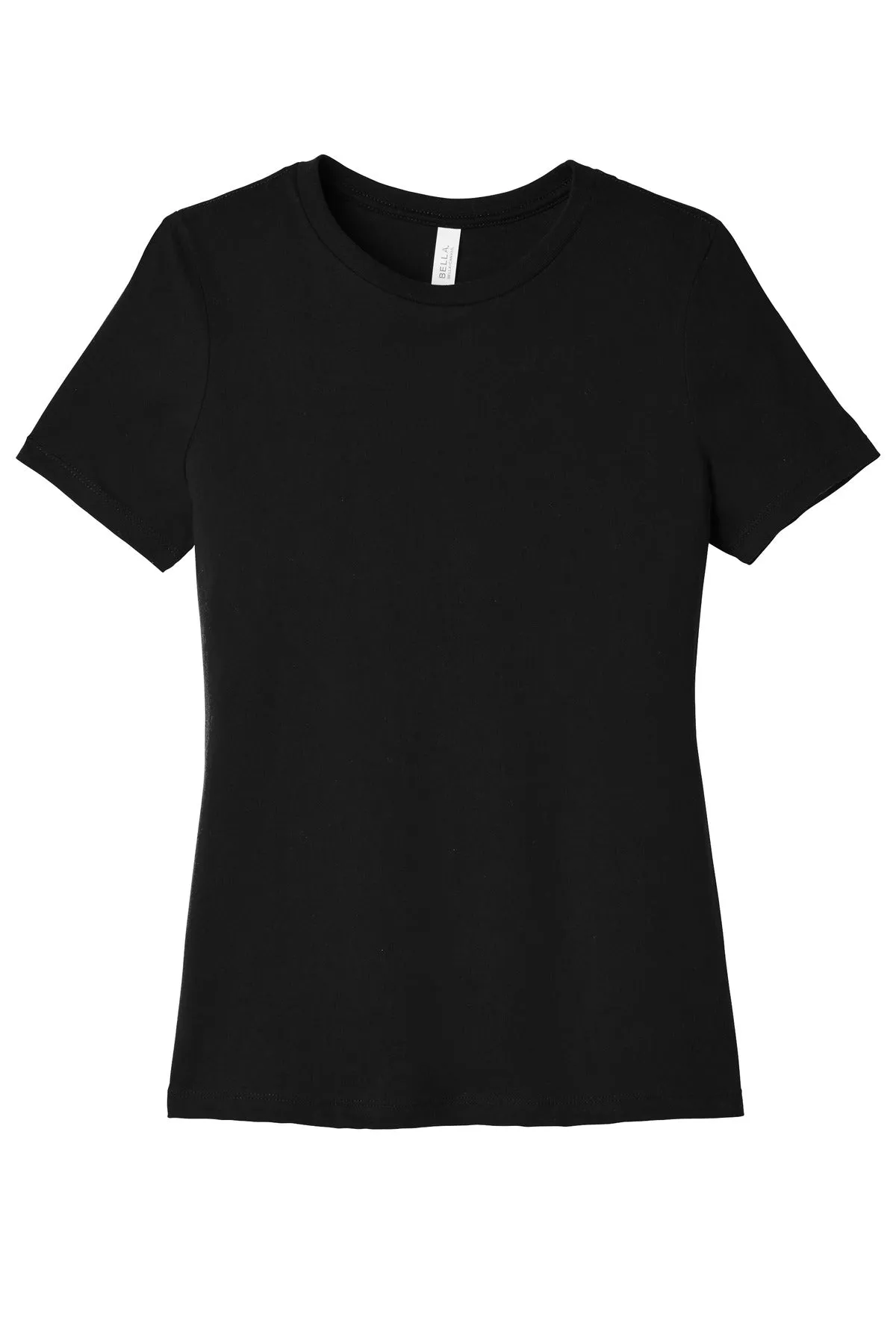 BELLA CANVAS  Women's Relaxed Jersey Short Sleeve Tee. BC6400 Black