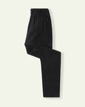 Black Solid Tights