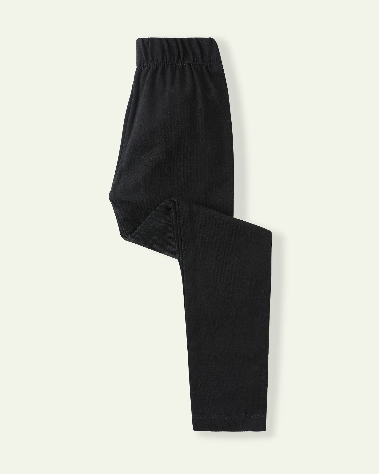 Black Solid Tights