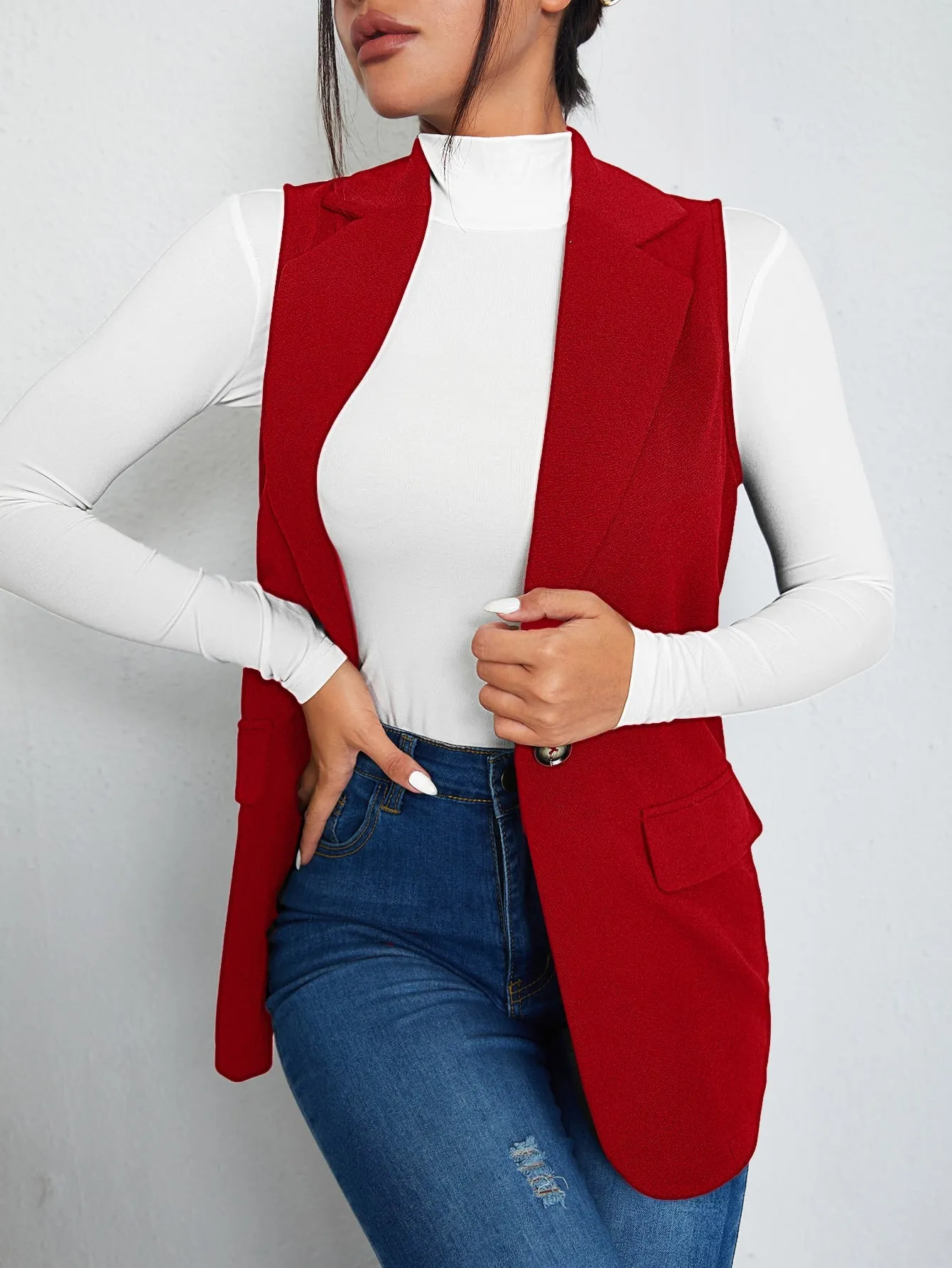 Blazer Chic BizChic para Mujer en Cherry Vibes