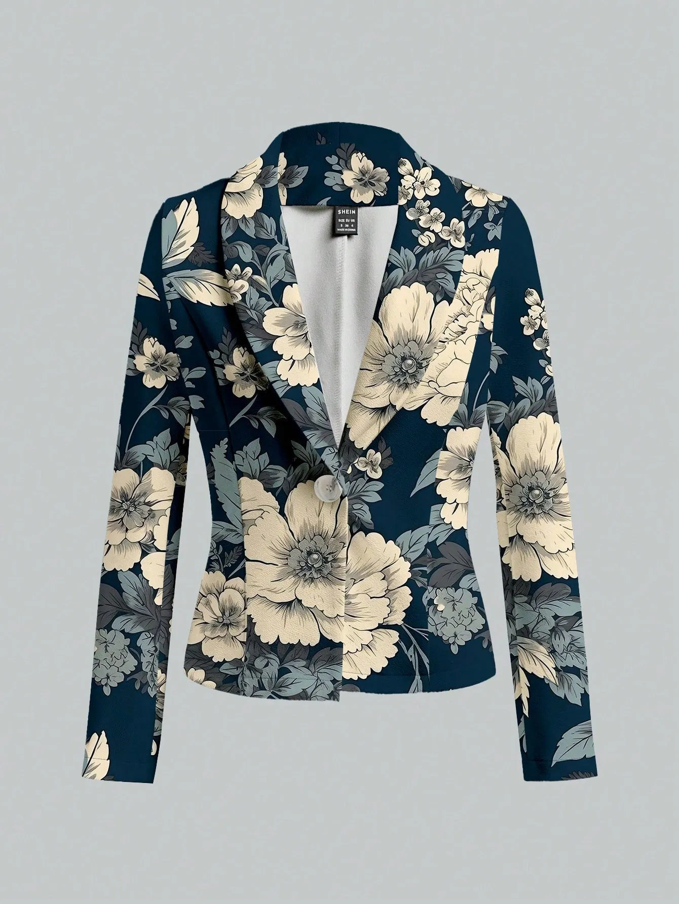 Blazer Floral Pati Paints para Mujer en Cherry Vibes