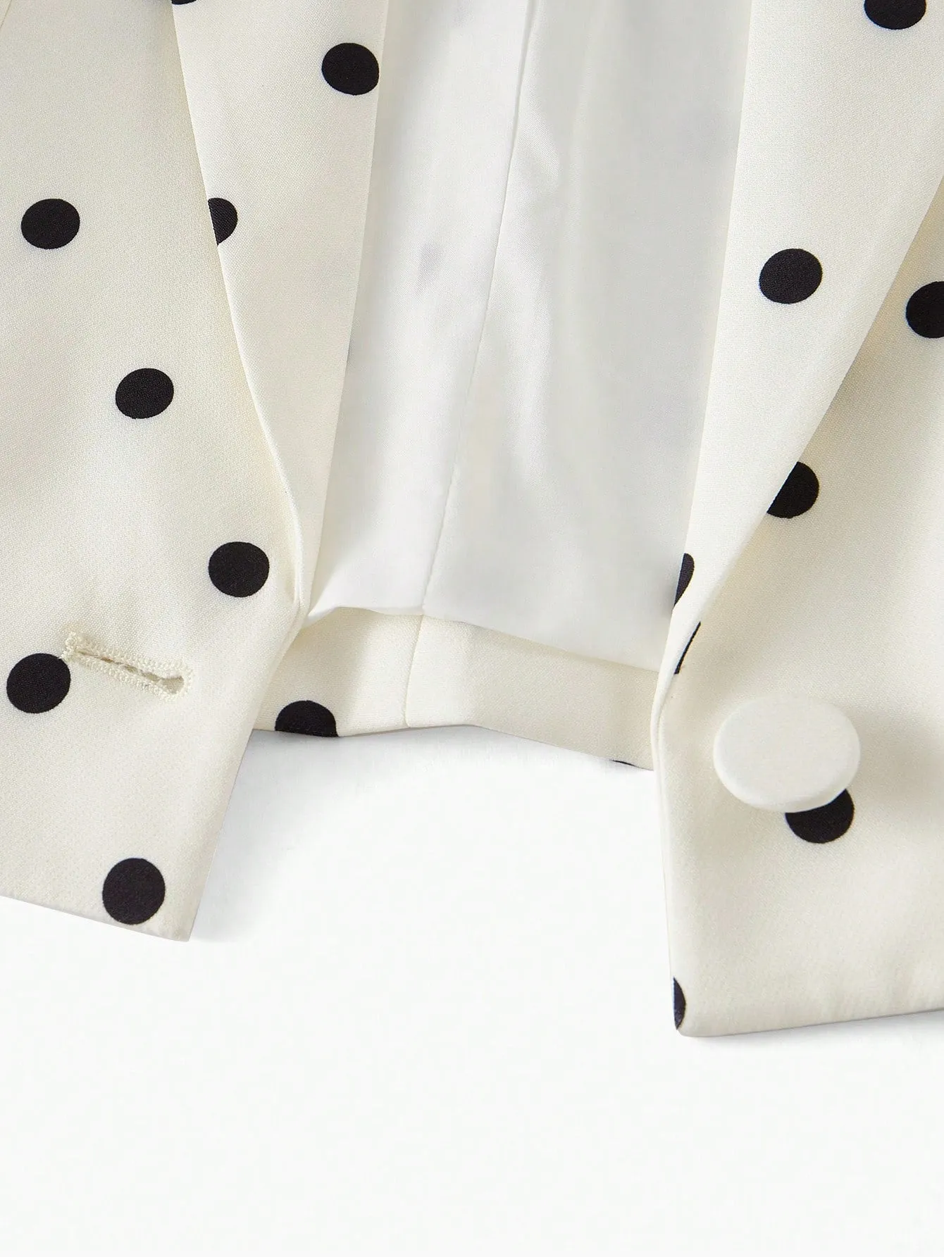 Blazer MOTF PREMIUM con moño de lunares en Cherry Vibes