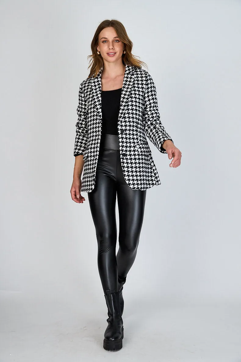Blazer Pied de Poule Trini Negro Eclipse