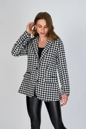 Blazer Pied de Poule Trini Negro Eclipse