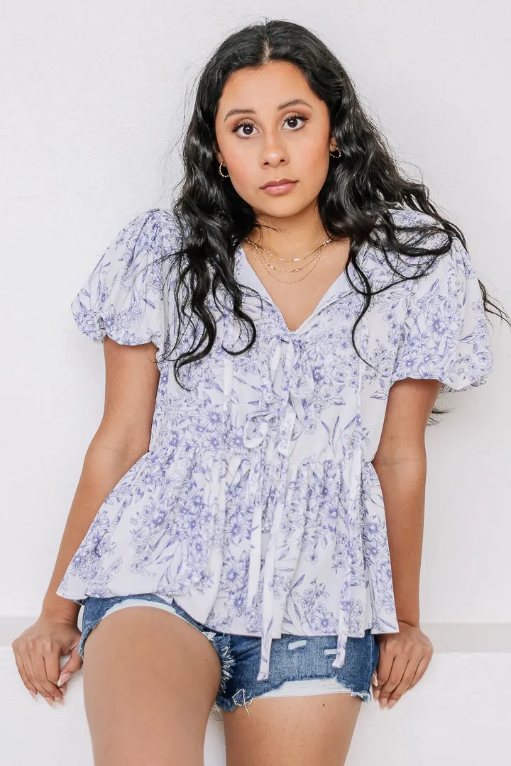 Bloom Belle Puff Sleeve Top