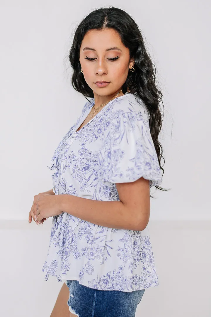 Bloom Belle Puff Sleeve Top