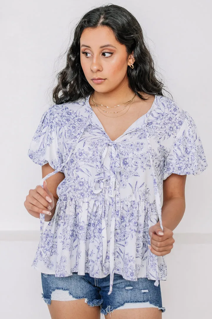 Bloom Belle Puff Sleeve Top