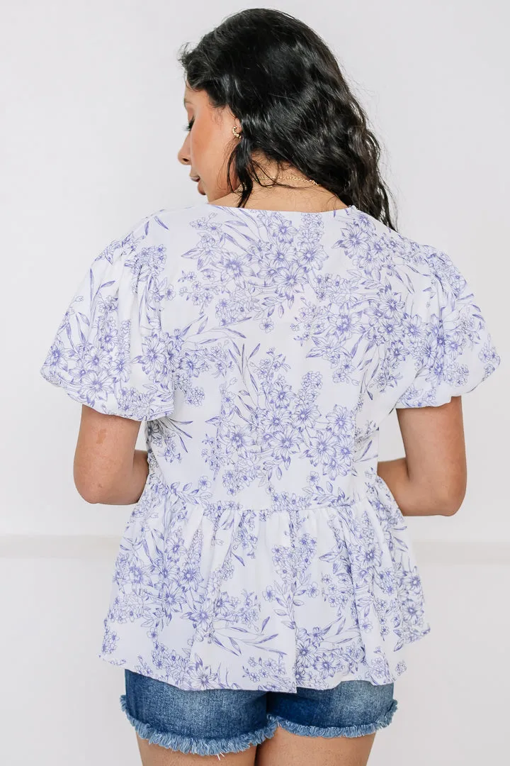 Bloom Belle Puff Sleeve Top