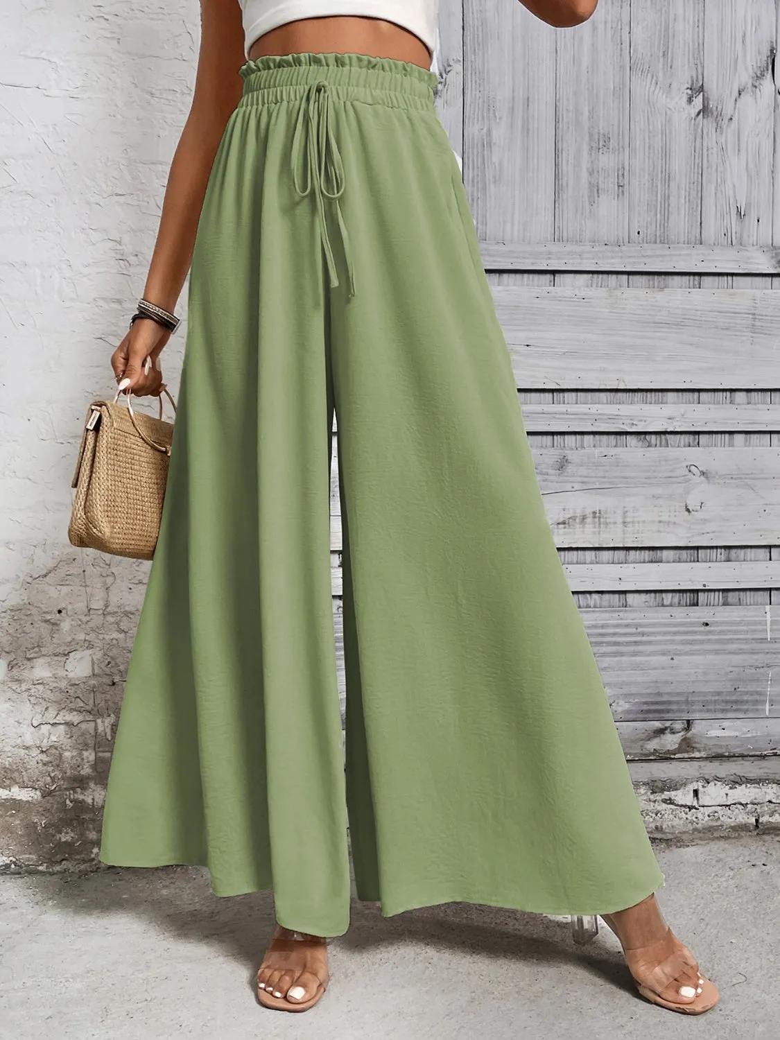 Boardwalk Days Pants- 9 Colors (Beige, Black, Royal Blue, Dark Blue, Light Green, Matcha, Dark Green, Brown)