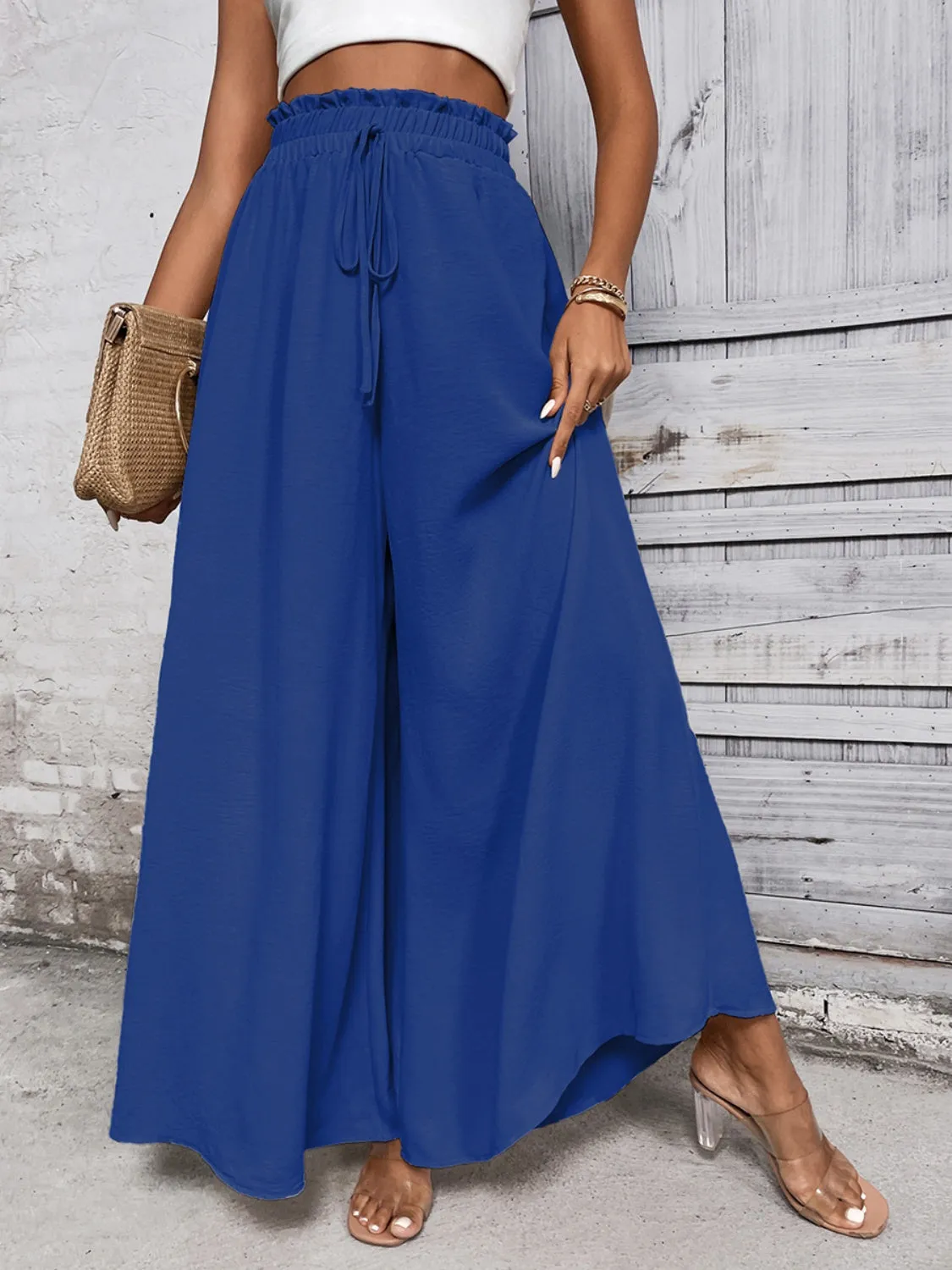 Boardwalk Days Pants- 9 Colors (Beige, Black, Royal Blue, Dark Blue, Light Green, Matcha, Dark Green, Brown)