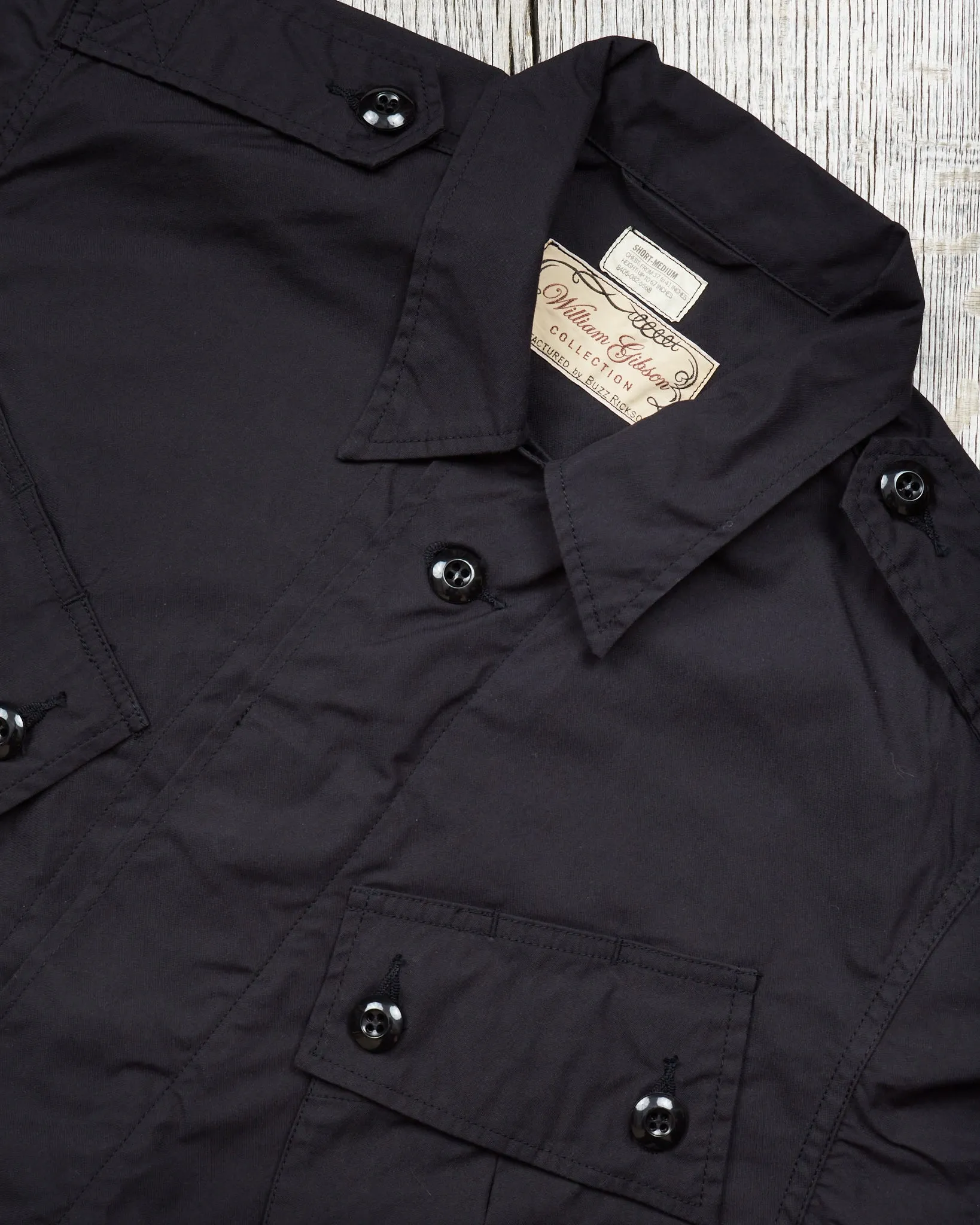 Buzz Rickson's William Gibson US Army Black Tropical Jacket
