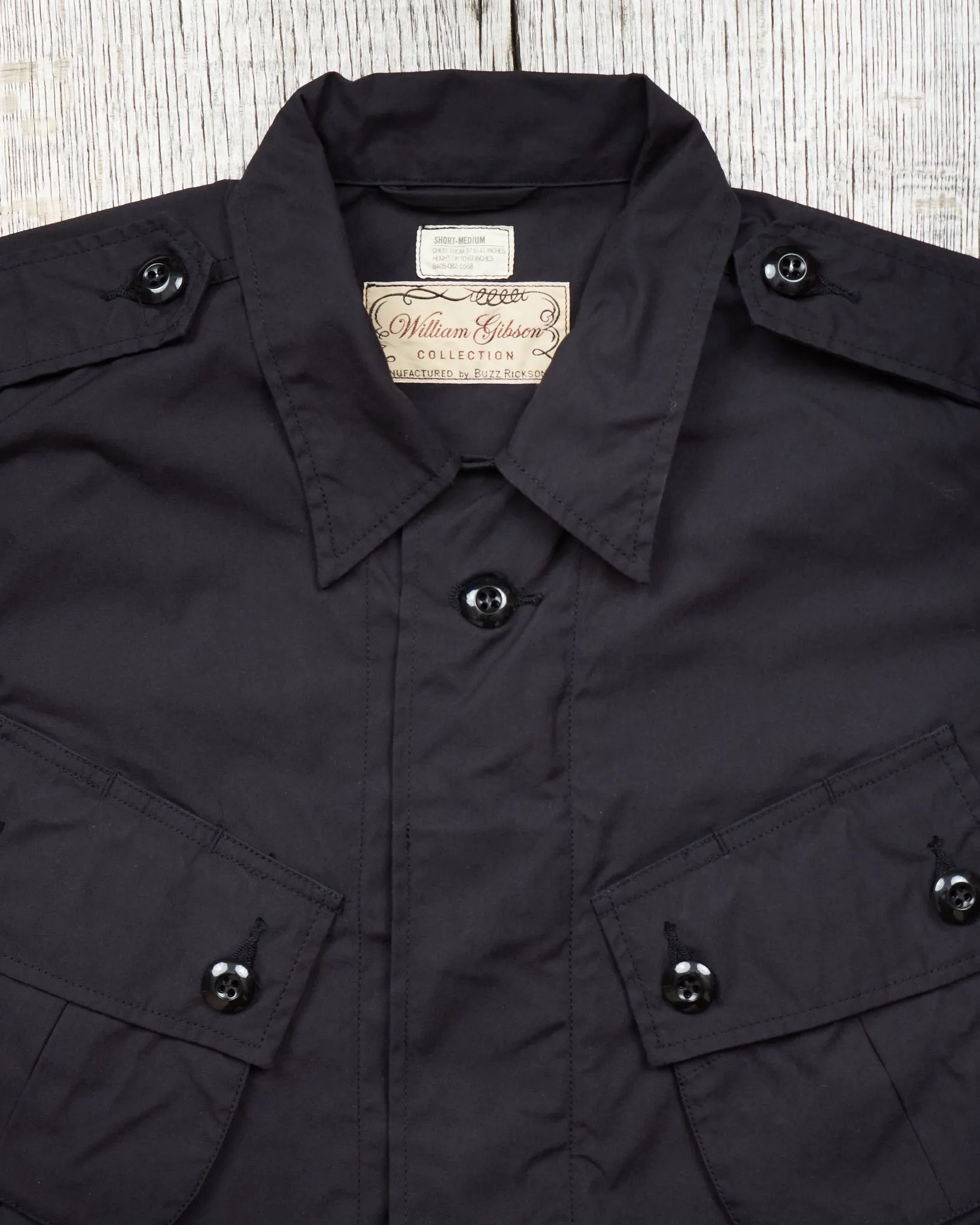 Buzz Rickson's William Gibson US Army Black Tropical Jacket