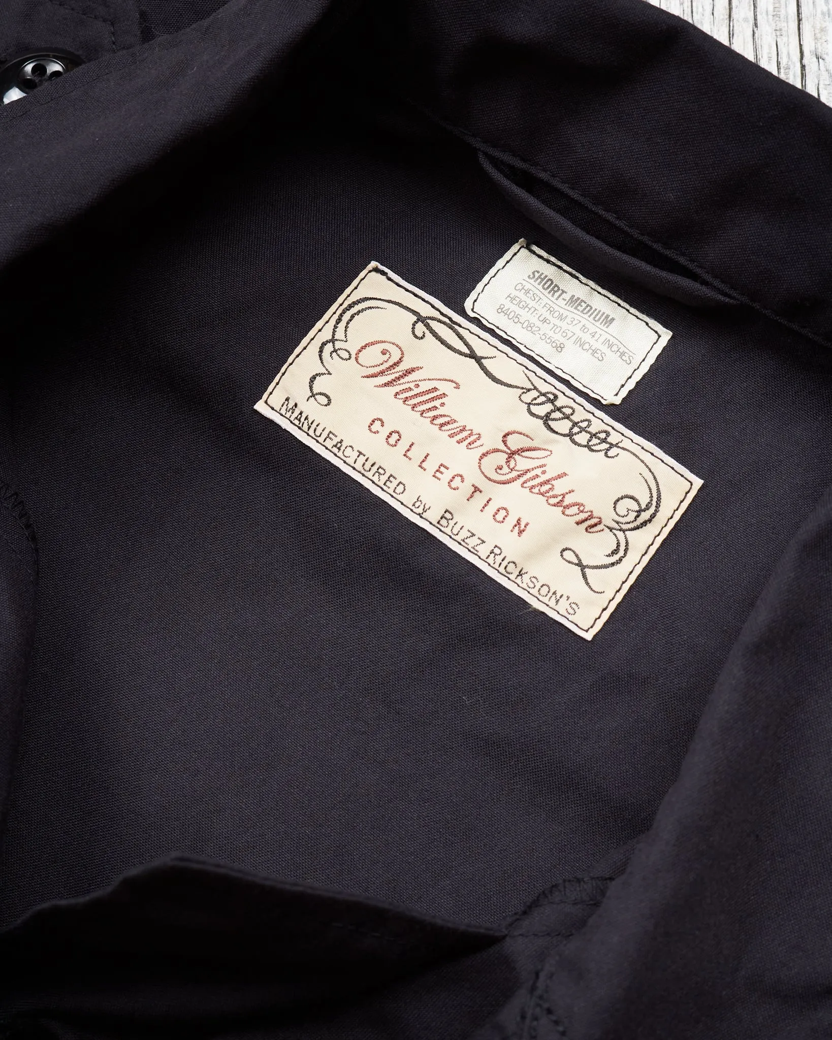 Buzz Rickson's William Gibson US Army Black Tropical Jacket