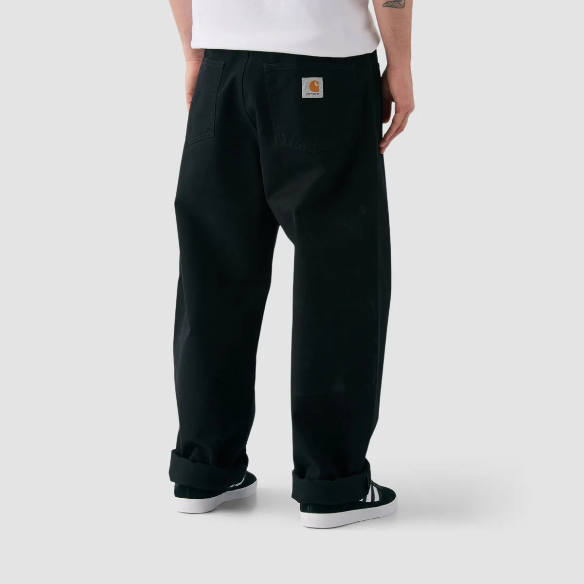 Carhartt WIP Landon Loose Fit Pants Black Rinsed