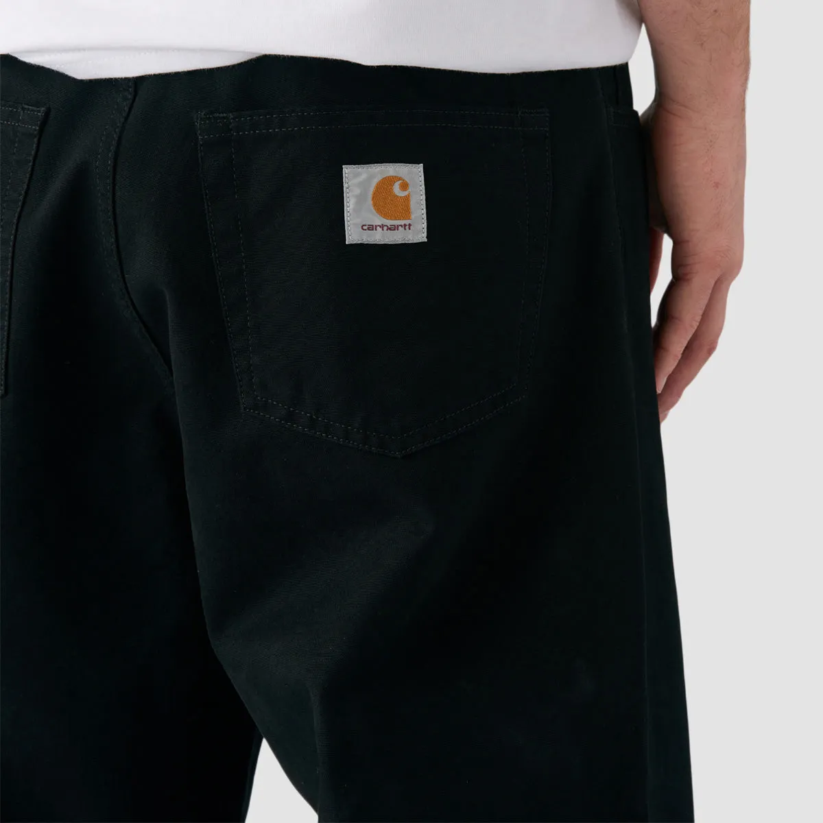 Carhartt WIP Landon Loose Fit Pants Black Rinsed