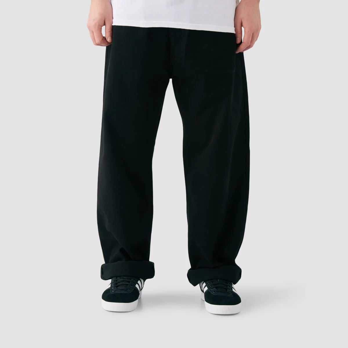 Carhartt WIP Landon Loose Fit Pants Black Rinsed