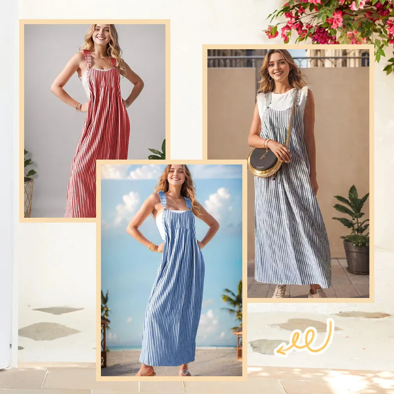 Catalina® | Casual striped suspender dress
