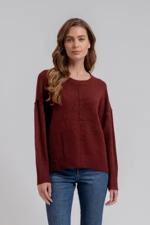 Center Seam Super Soft Pullover Sweater