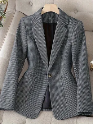 Chaqueta de Blazer Retro para Mujer en Cherry Vibes