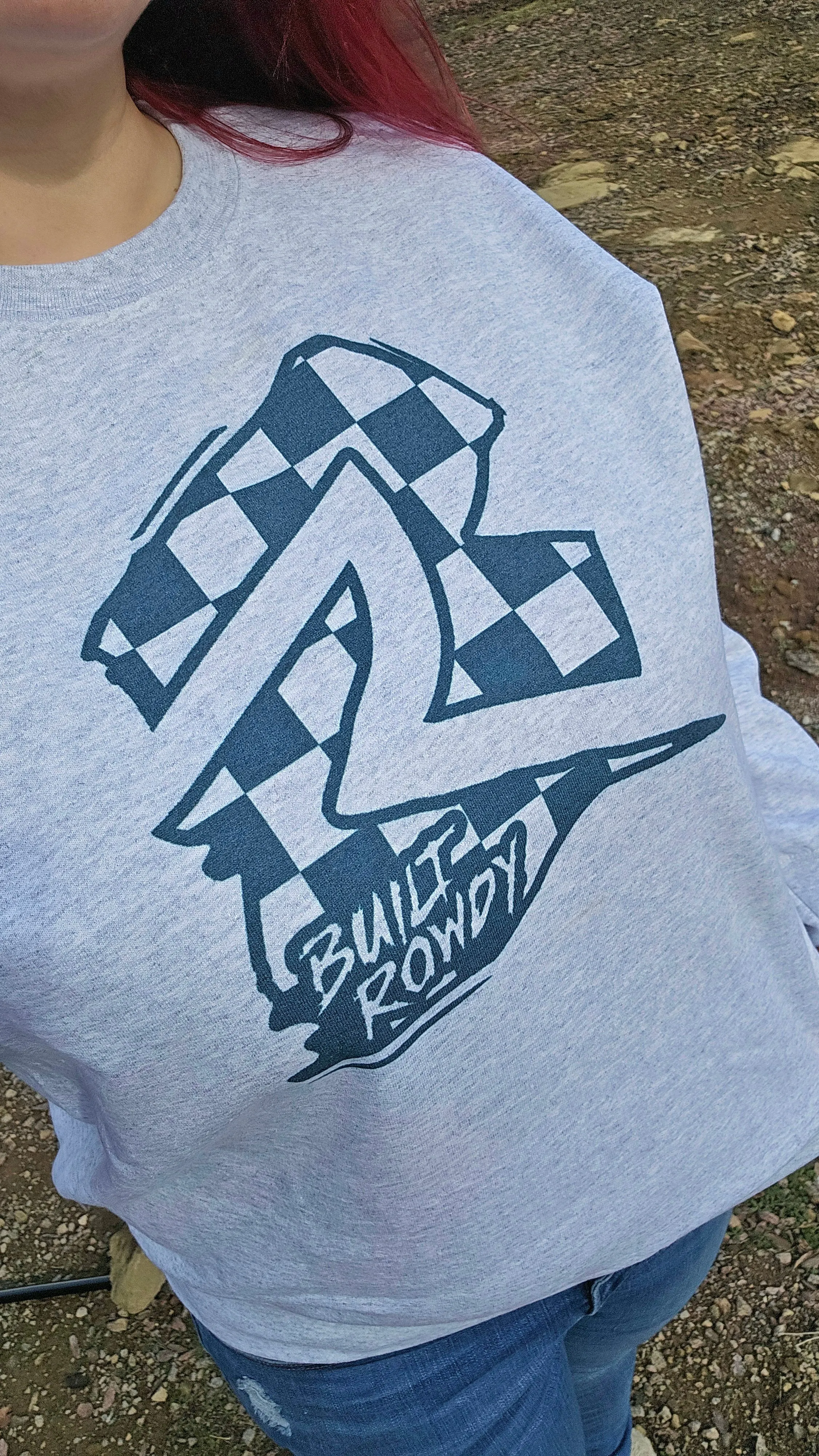 Checker Logo Sweatshirt - Teal (Crewneck/Hoodie)