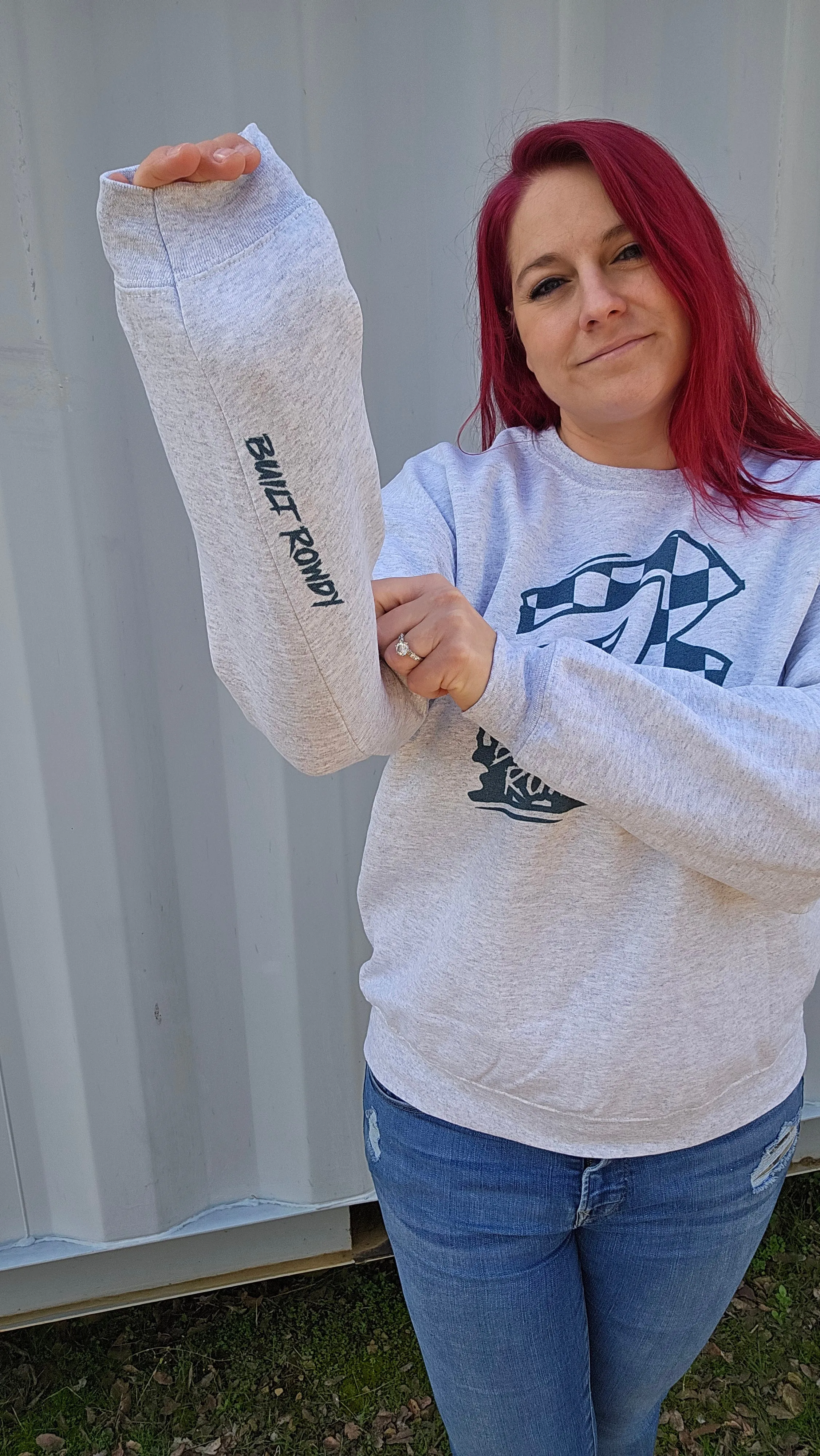 Checker Logo Sweatshirt - Teal (Crewneck/Hoodie)