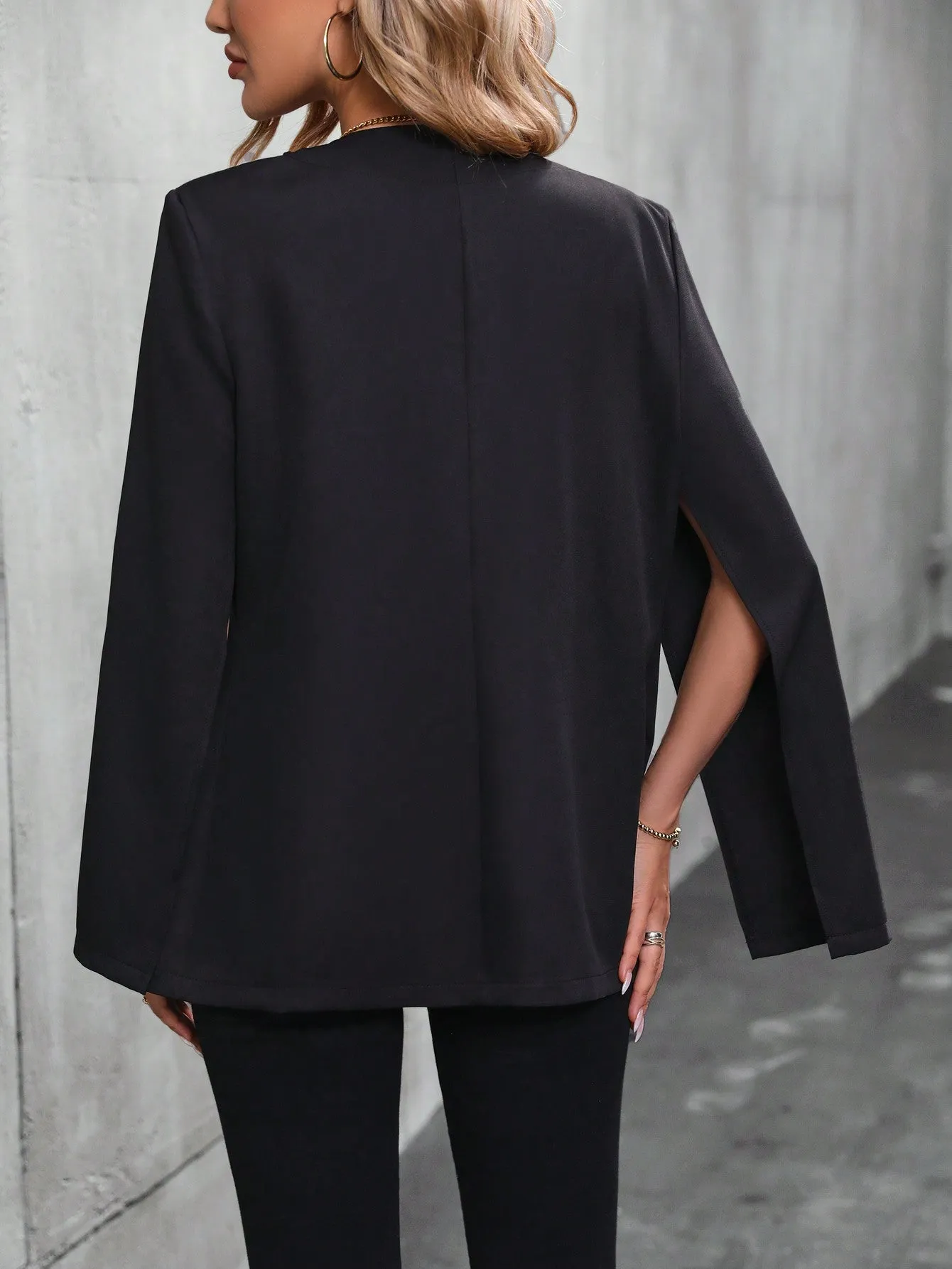 Cherry Vibes Franclia Blazer de manga capa en