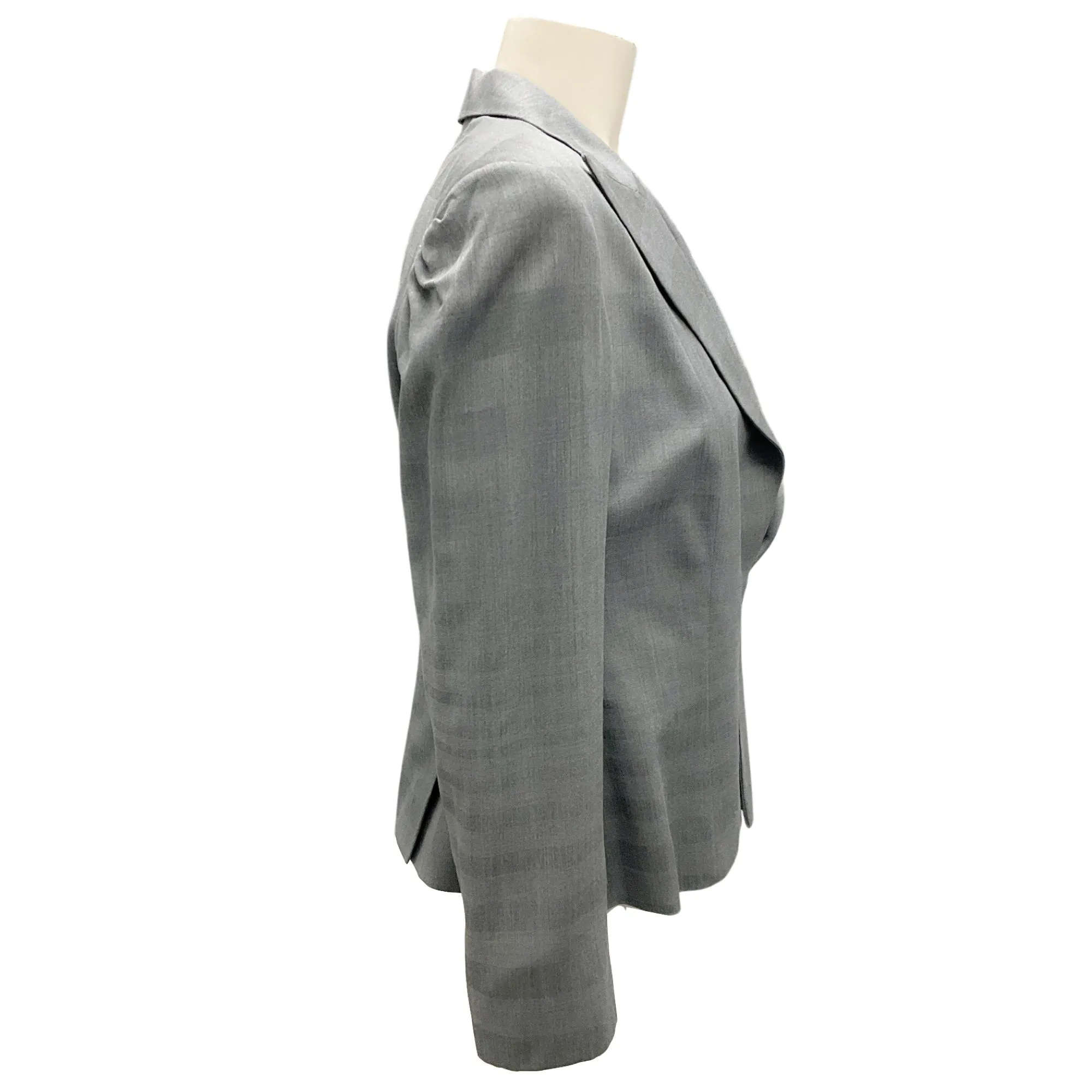 Christian Dior Boutique Vintage Spring 1999 Grey Striped Jacket