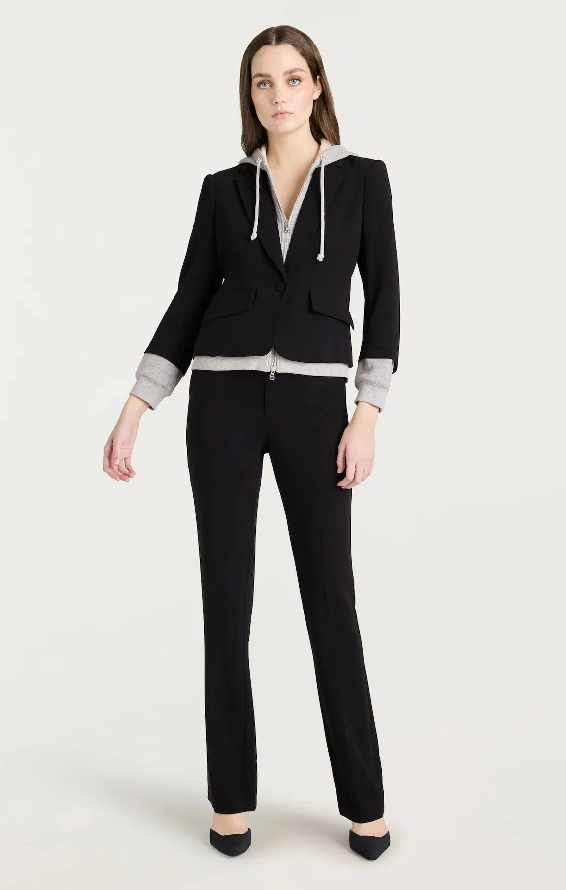 CINQ A SEPT Zip Up Le Petit Khloe Blazer