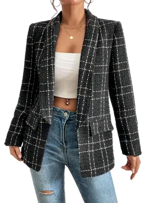 Clara | Checkered Blazer