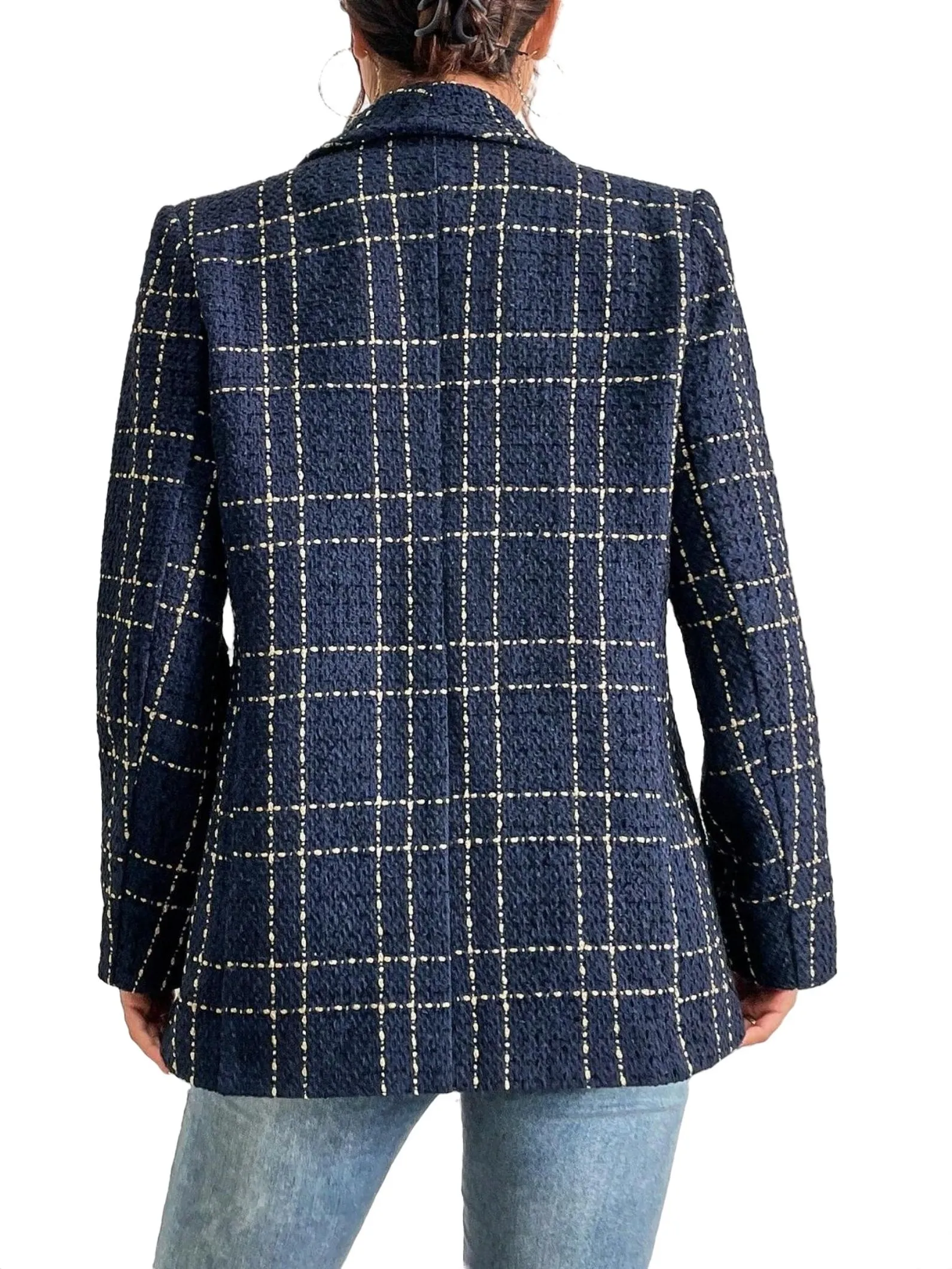 Clara | Checkered Blazer