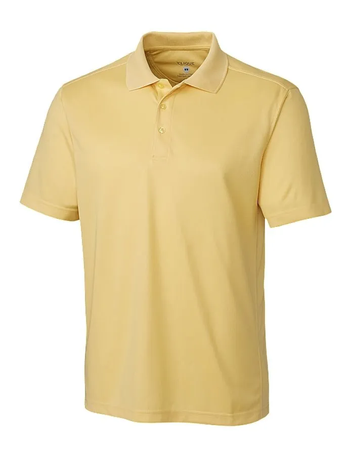 Clique Men's Ice Pique Short Sleeve Tech Polo