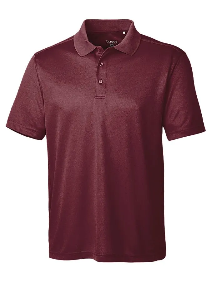 Clique Men's Ice Pique Short Sleeve Tech Polo