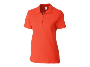Clique Women's Addison All Cotton Pique Short Sleeve Polo