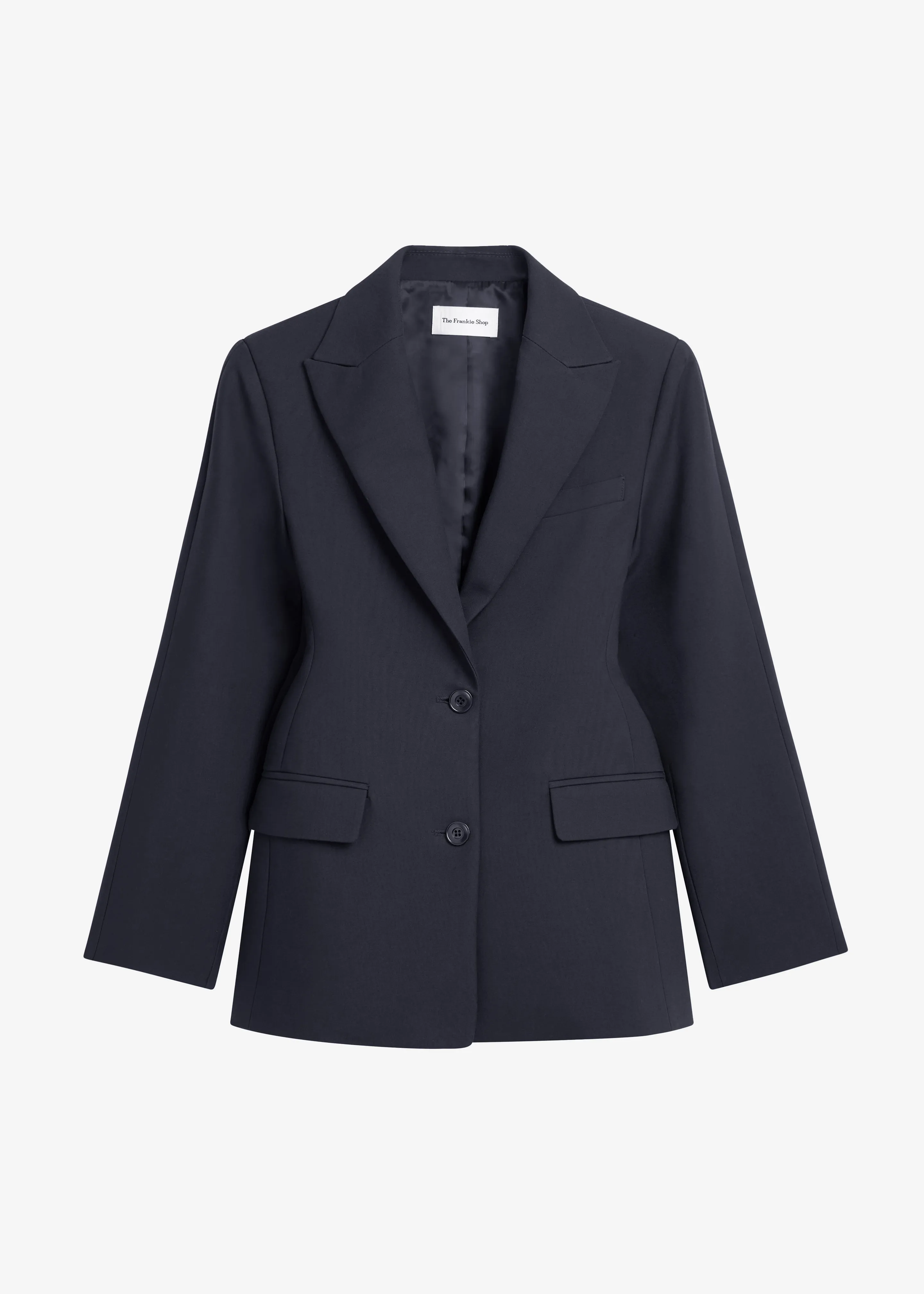 Colette Hourglass Twill Blazer - Navy