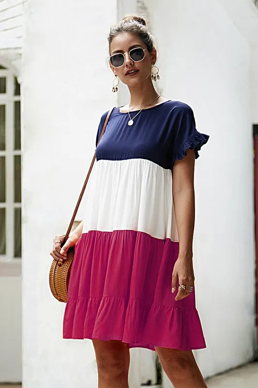 Color Block Dress