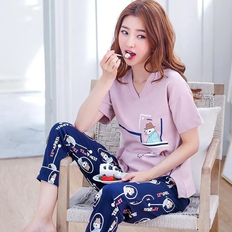Comfy Dog Print Pajama Set