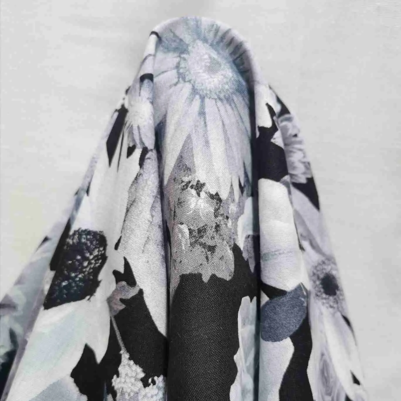Cotton, Garden Abundance in Monochrome