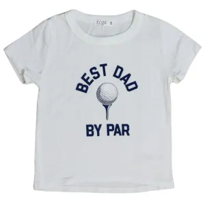 Cozii- BEST DAD BY PAR TEE (white)