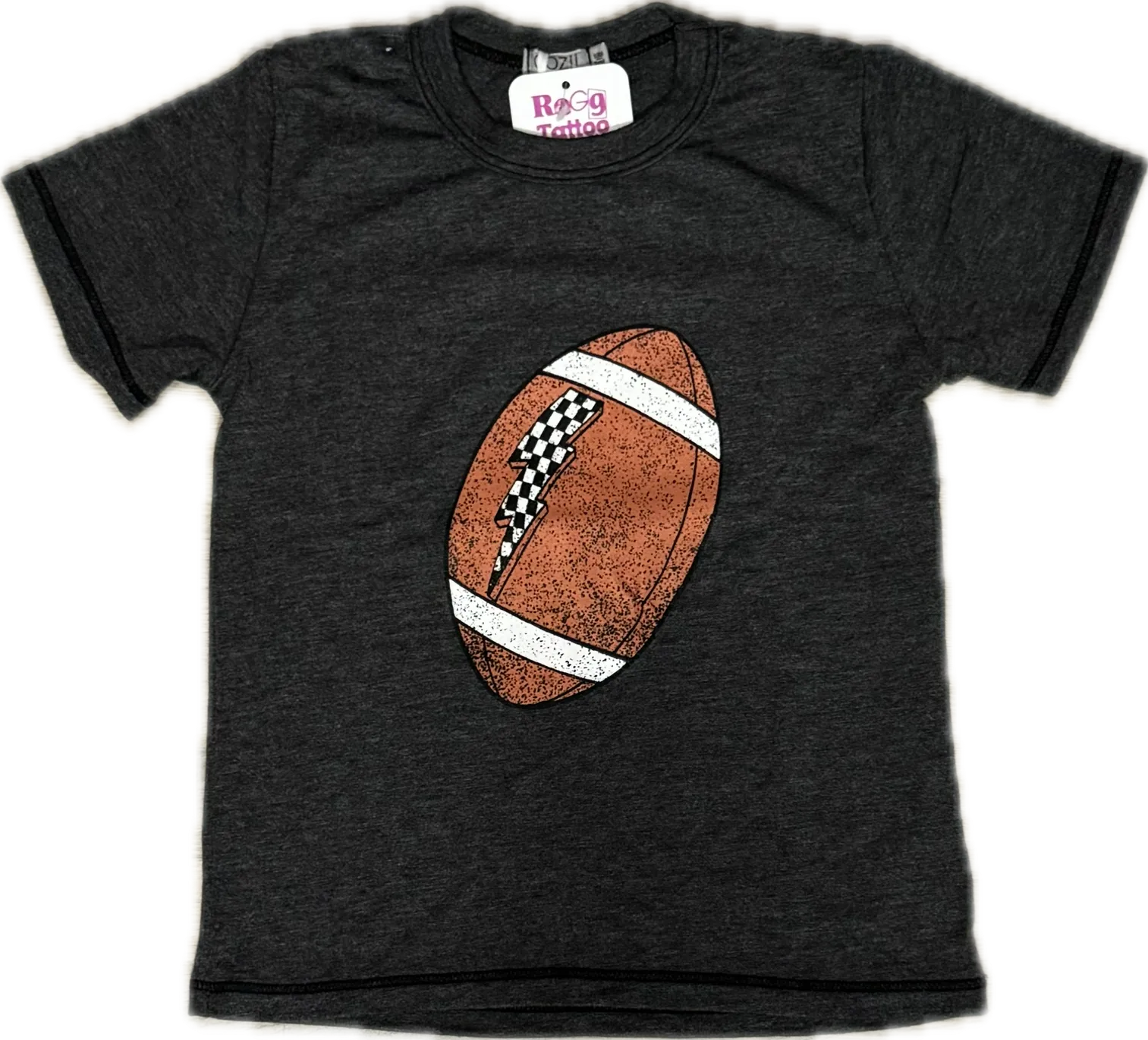 Cozii- S/S CHECKER FOOTBALL (black)