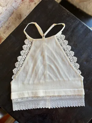 Crochet Bralette- Ivory