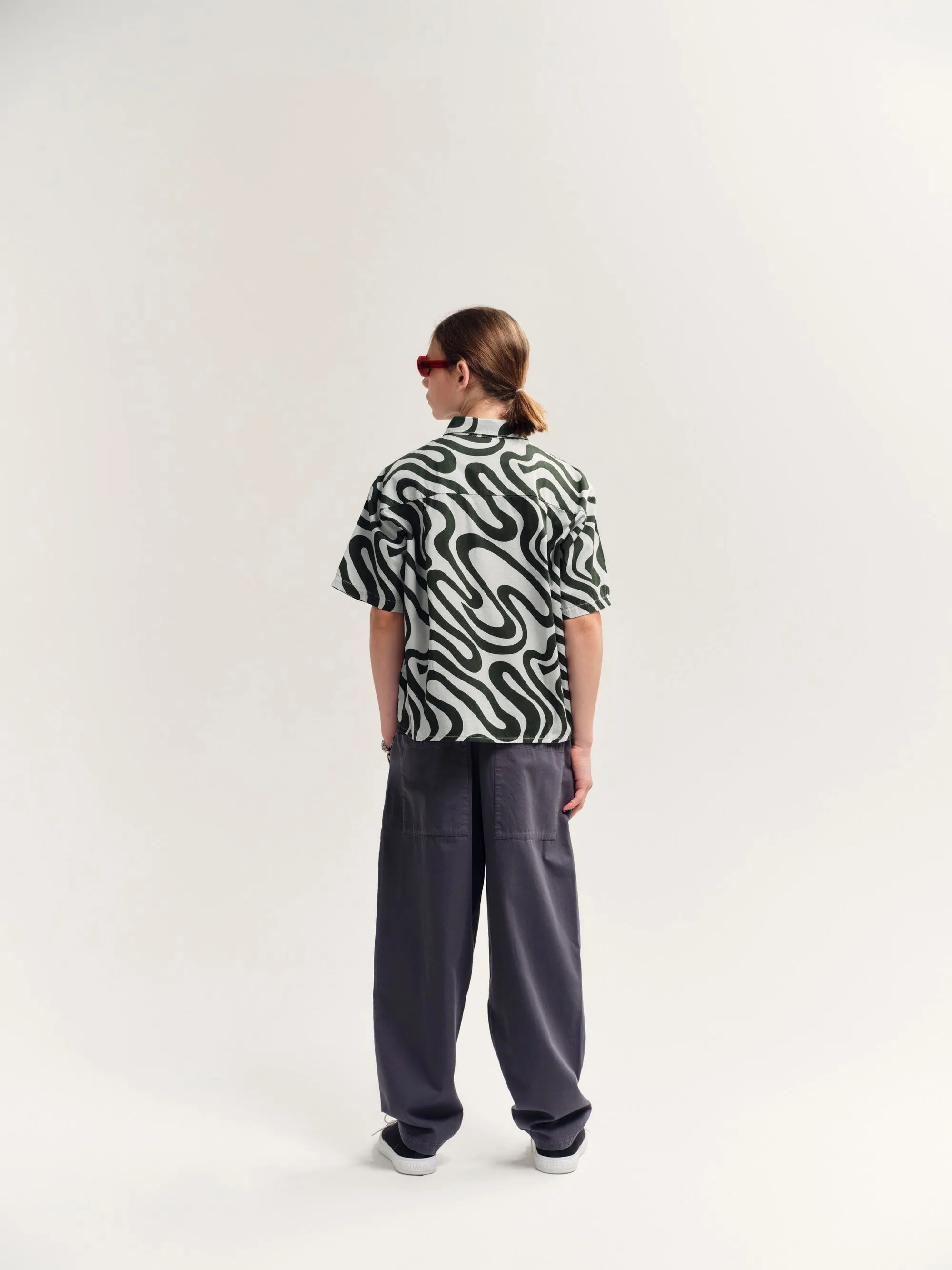 Curved Pant - Iron